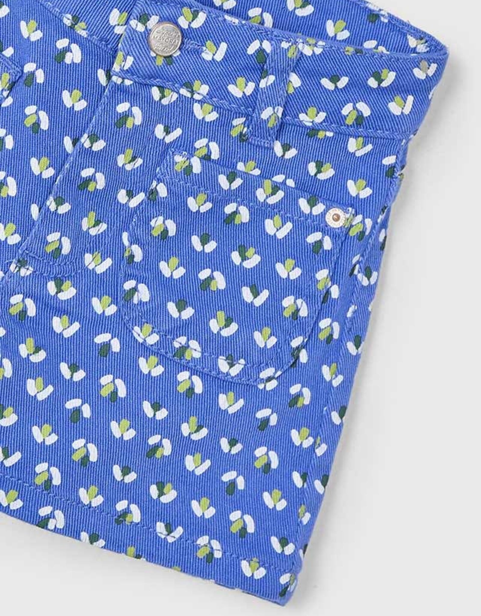 Mayoral Indigo Patterned Shorts