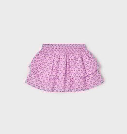 Mayoral Mauve Printed Skirt