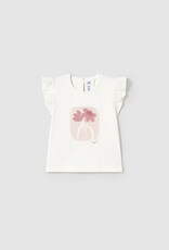 Mayoral Pink Vase Short Sleeve T-Shirt