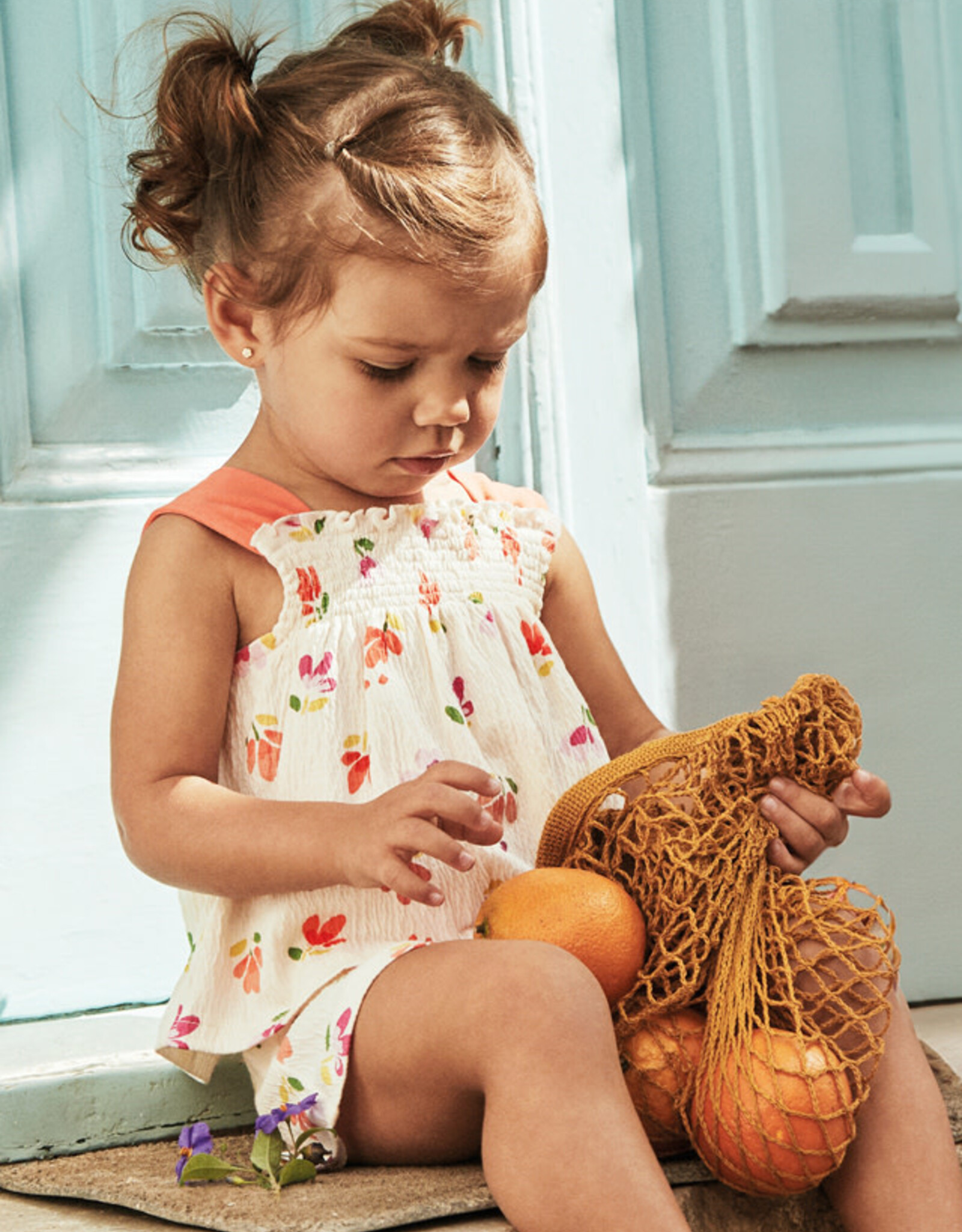 Mayoral Carrot Bambula Shorts Set