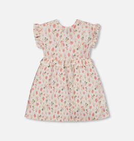 Deux Par Deux Strawberries Dress w/Frill