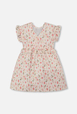 Deux Par Deux Strawberries Dress w/Frill