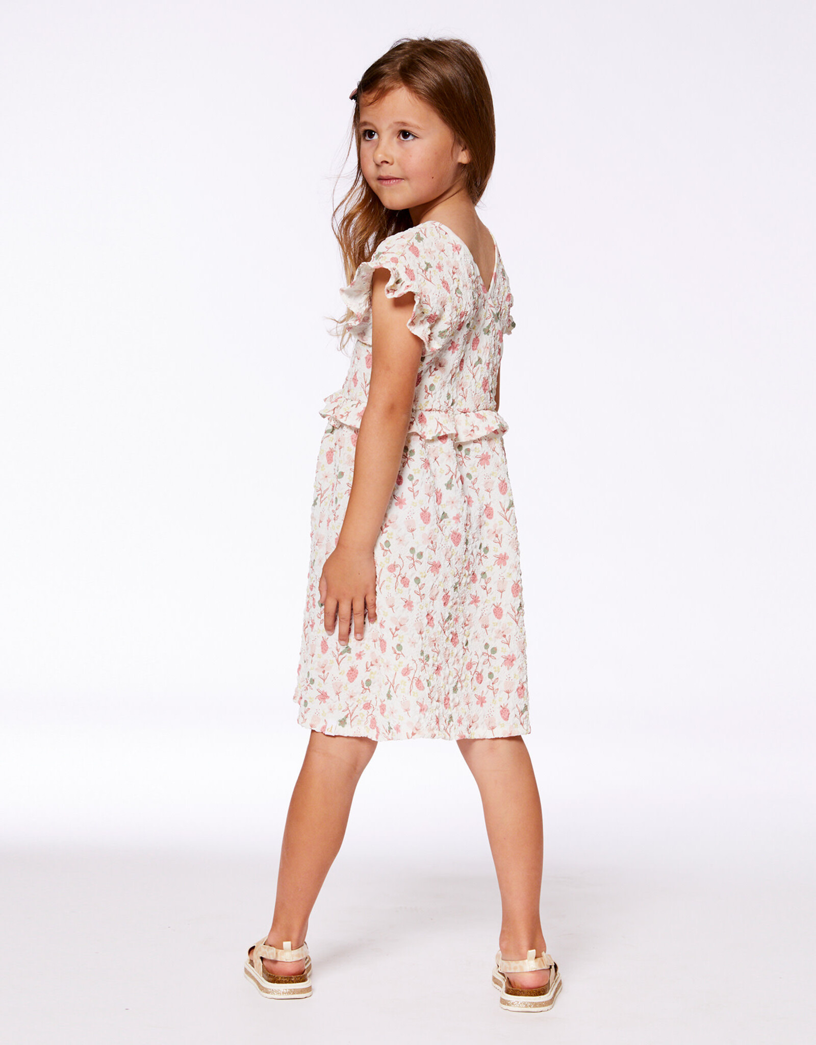 Deux Par Deux Strawberries Dress w/Frill