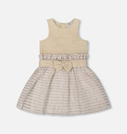 Deux Par Deux Cement Dress with Belt