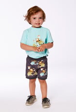 Deux Par Deux Monkey on Vespa Top and Short Set