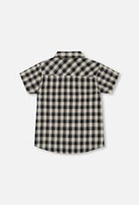 Deux Par Deux Black and White Plaid Shirt