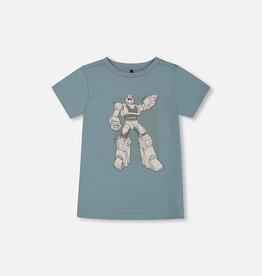 Deux Par Deux Stormy Sea T-shirt with print