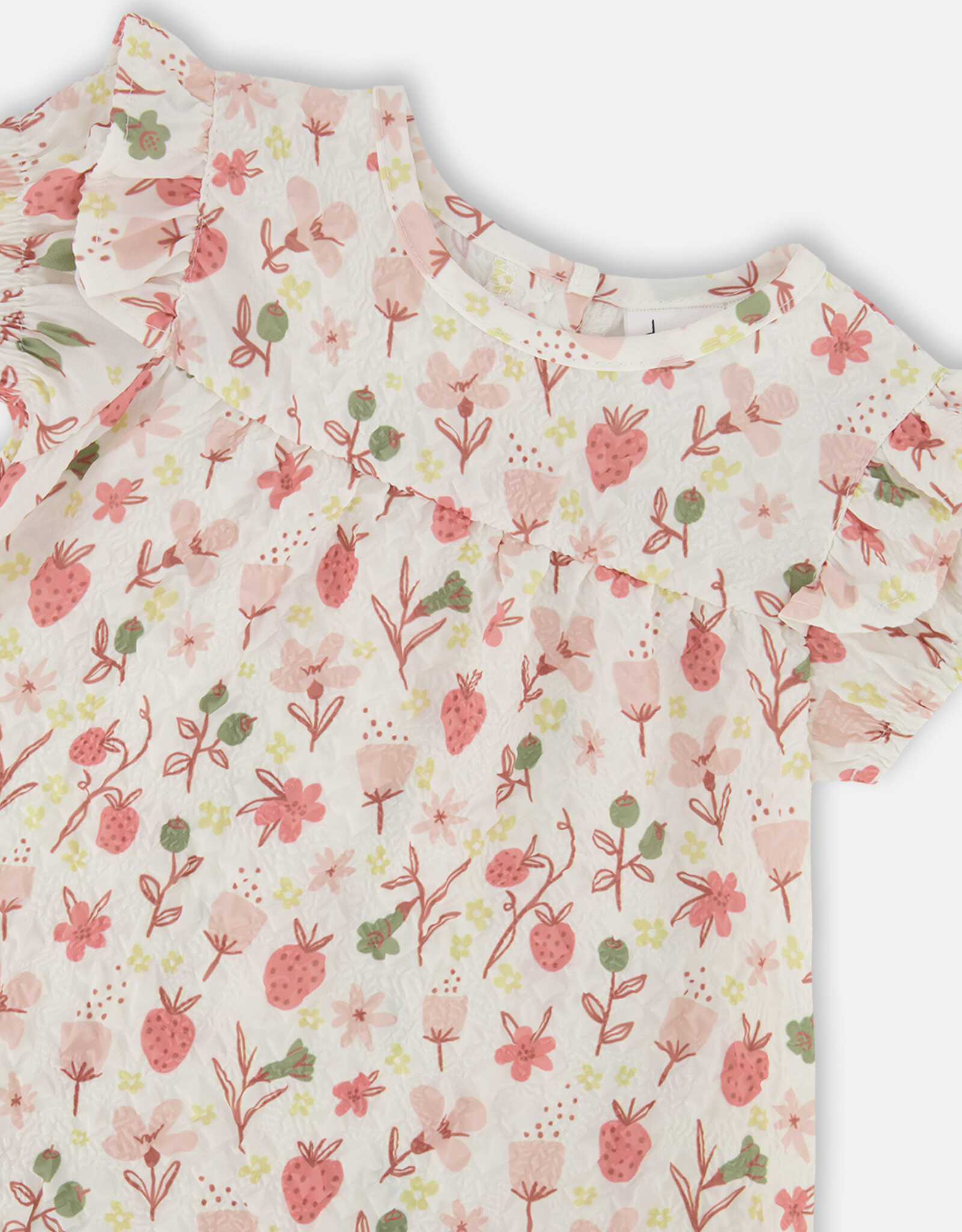 Deux Par Deux Strawberries Dress and Bloomers