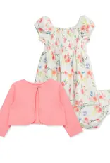 Little Me Rose Knit Dress Set