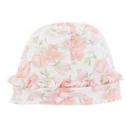 Baby Club Chic Pastel Floral Hat with Ruffle
