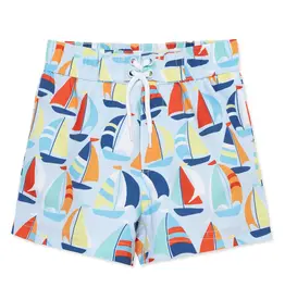 Little Me Boat Swim Trunks