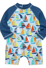 Little Me Boat 1-piece Rashguard