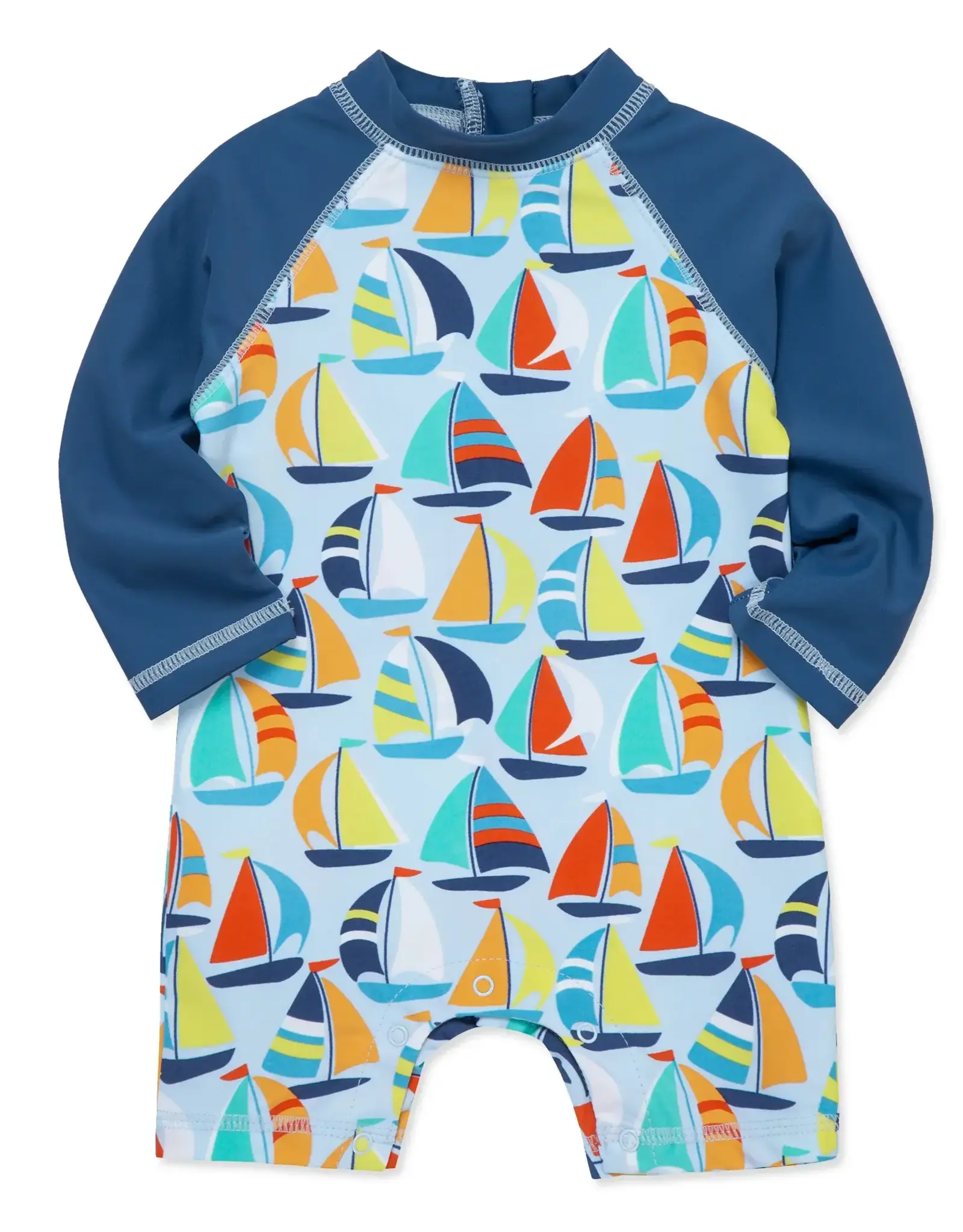 Little Me Boat 1-piece Rashguard