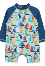 Little Me Boat 1-piece Rashguard
