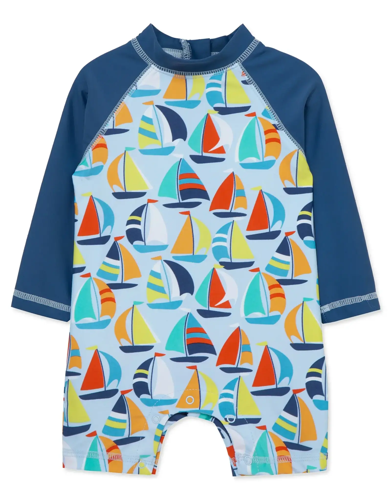 Little Me Boat 1-piece Rashguard