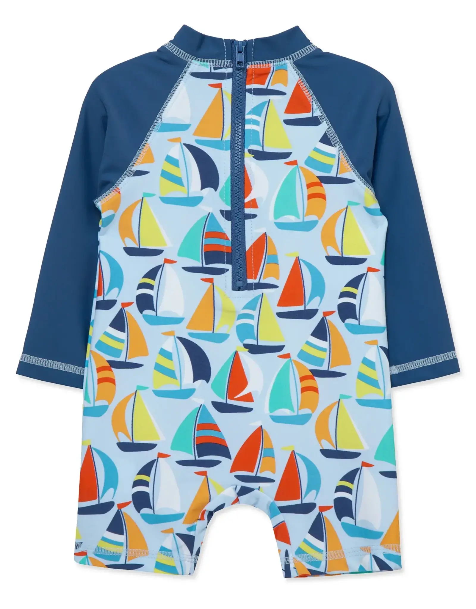 Little Me Boat 1-piece Rashguard
