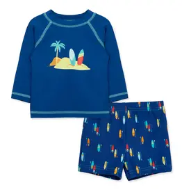 Little Me Surf Rashguard Set