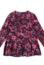 Noruk Baby Burgandy Floral Tunic Top