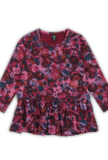 Noruk Baby Burgandy Floral Tunic Top