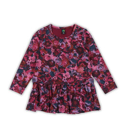 Noruk Baby Burgandy Floral Tunic Top
