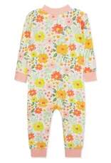 Little Me Floral Zip Front Pajama