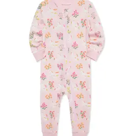 Little Me Unicorn Zip Front Pajama