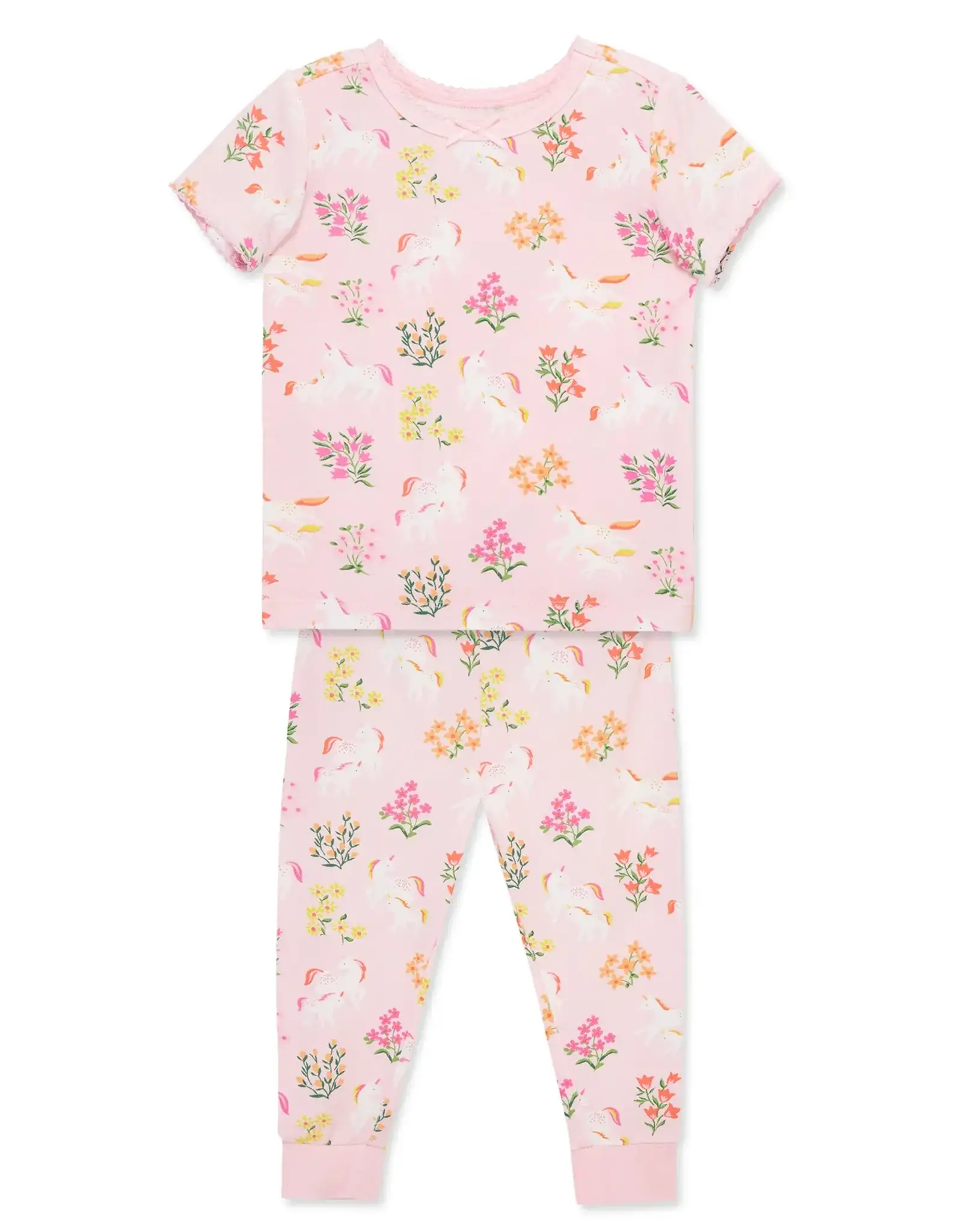 Little Me Unicorn 4-Piece Pajama Set