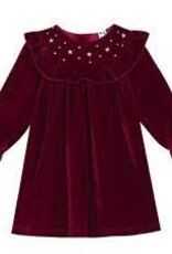 3 Pommes Rubis Dress with Gold Stars