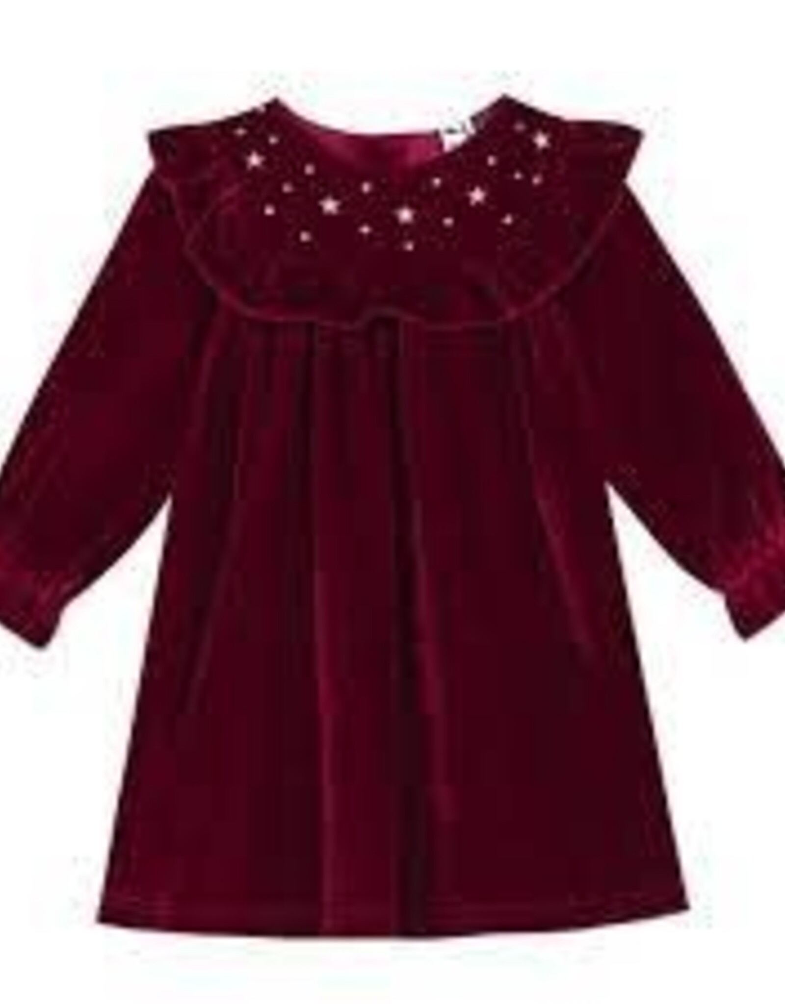 3 Pommes Rubis Dress with Gold Stars