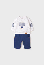 Mayoral Robot Pullover & Pant Set