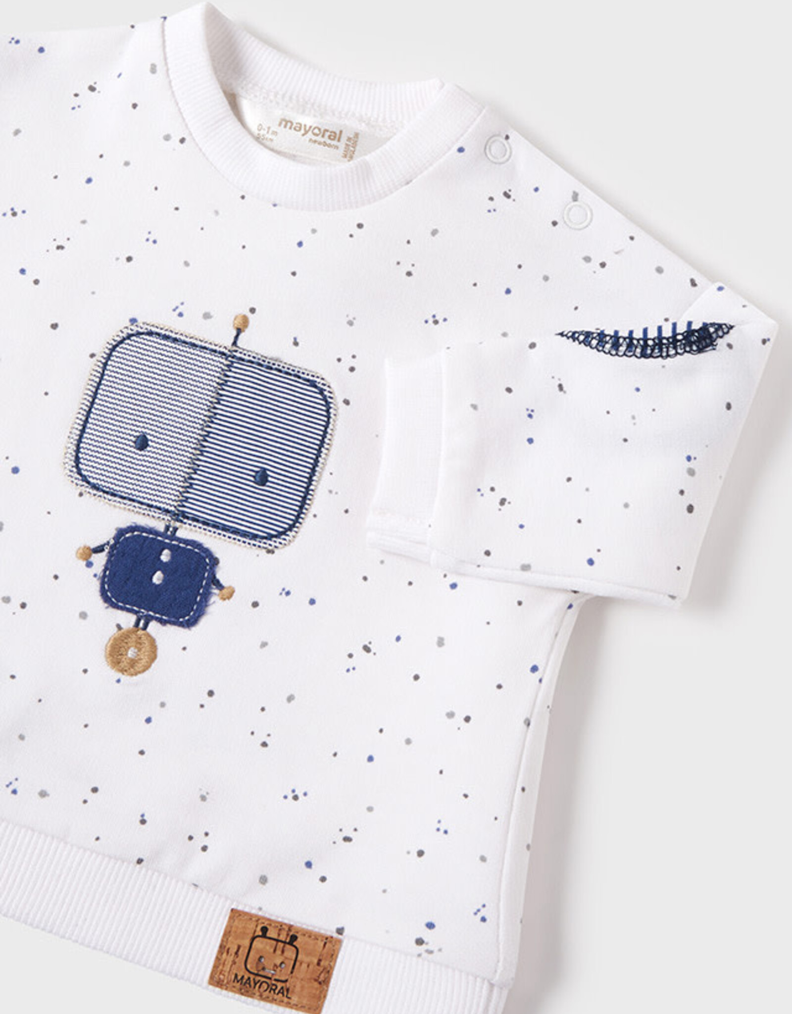 Mayoral Robot Pullover & Pant Set