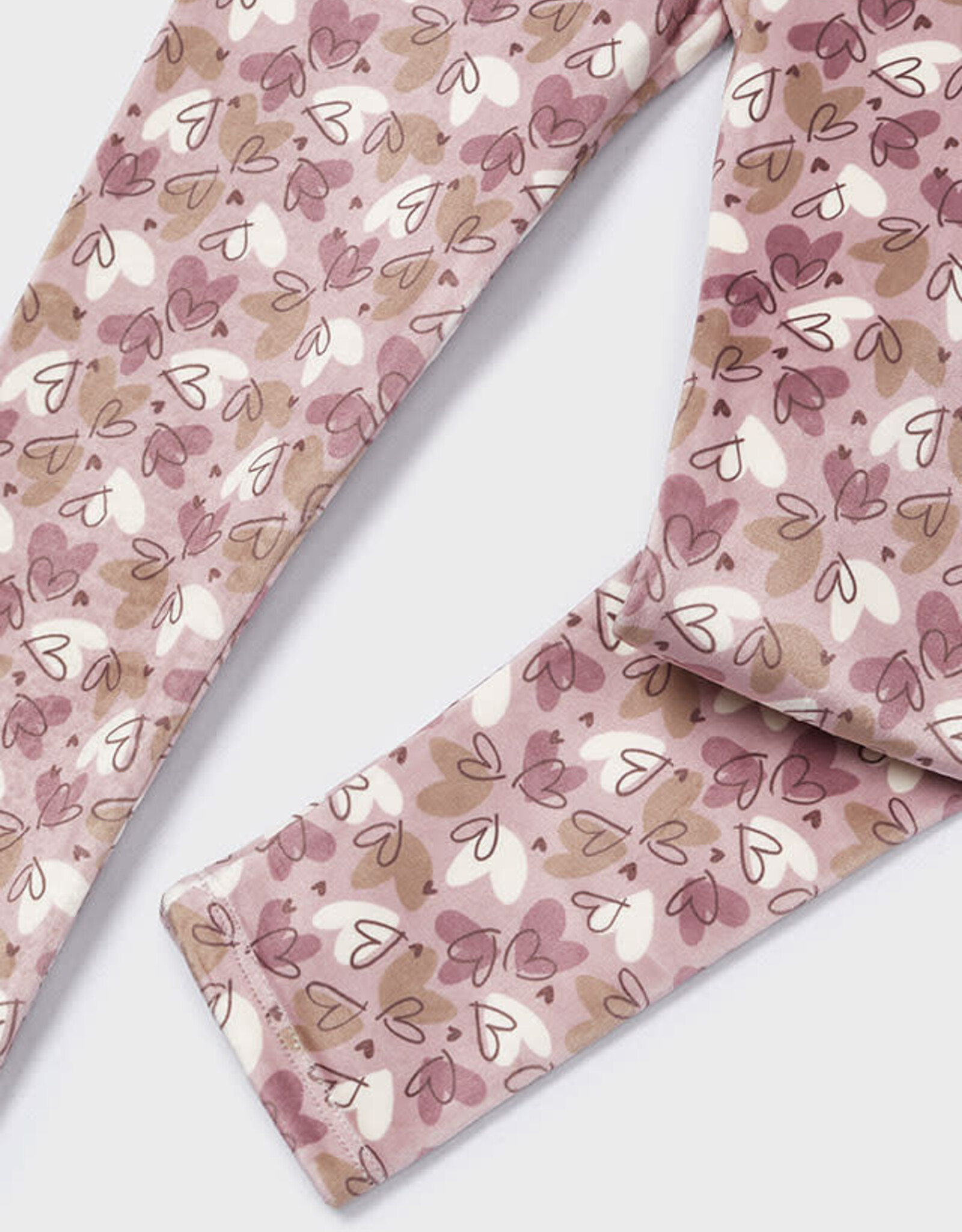 Mayoral Heart Leggings in Rose