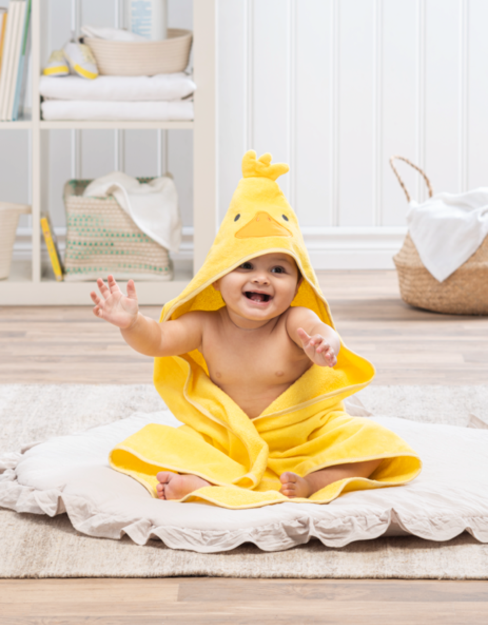 Baby Ganz Collection Duck Hooded Towel