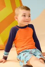 Hatley Orange Long Sleeve Rashguard