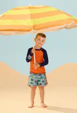 Hatley Orange Long Sleeve Rashguard