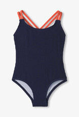 Hatley Patriot Blue Cross Strap Swimsuit