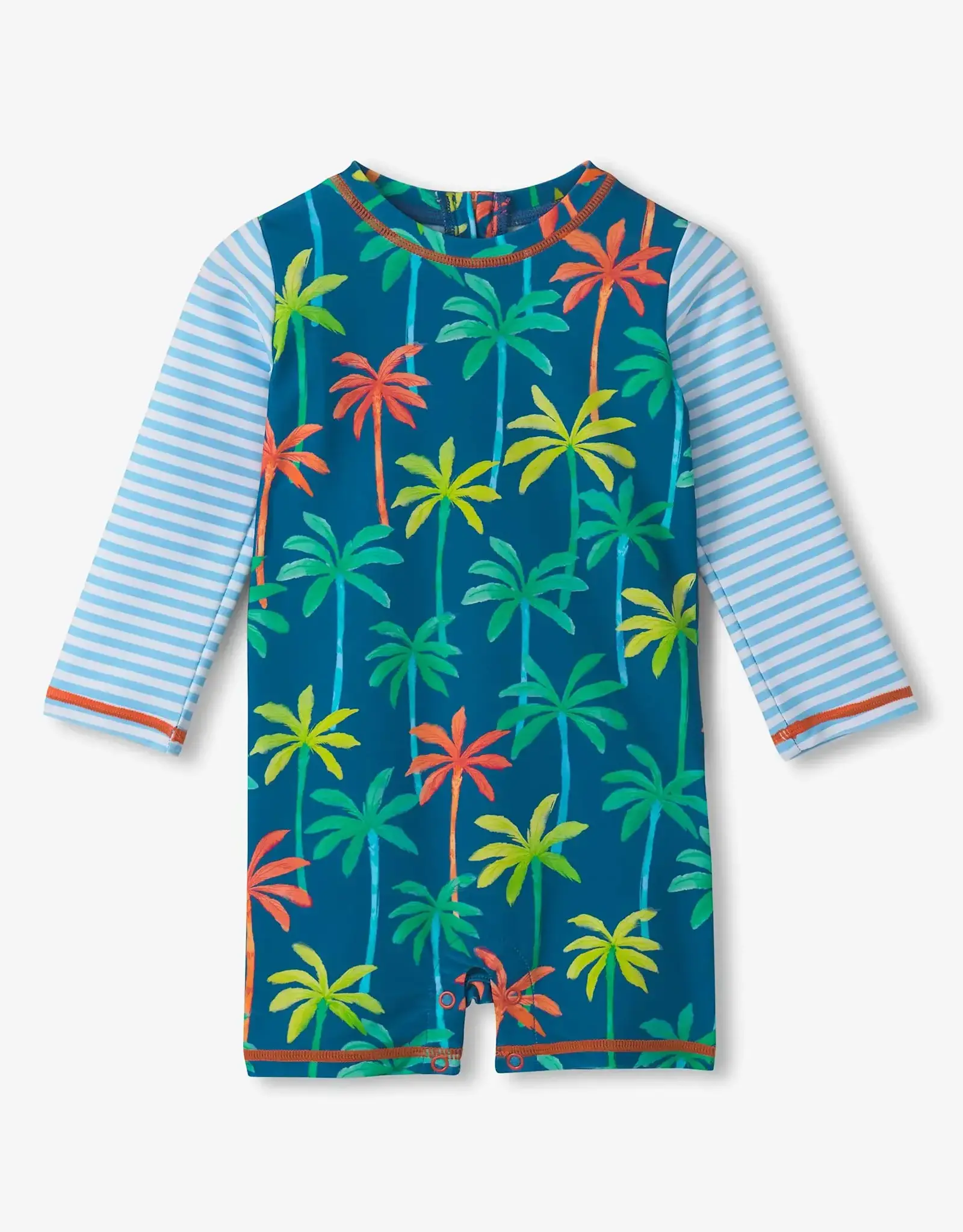 Hatley Printed Palms One Piece Rashguard