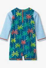 Hatley Printed Palms One Piece Rashguard