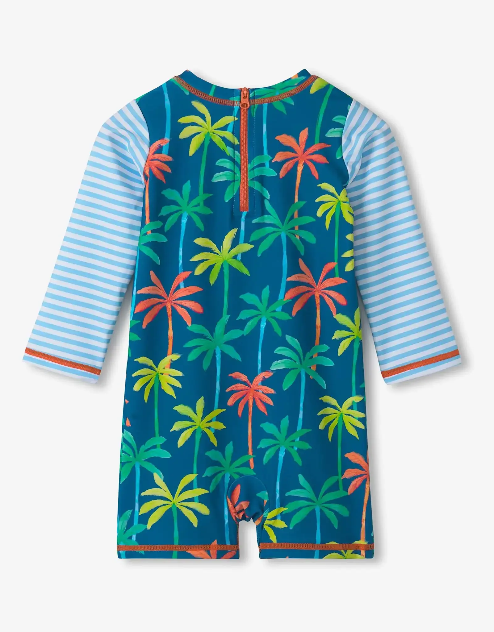Hatley Printed Palms One Piece Rashguard