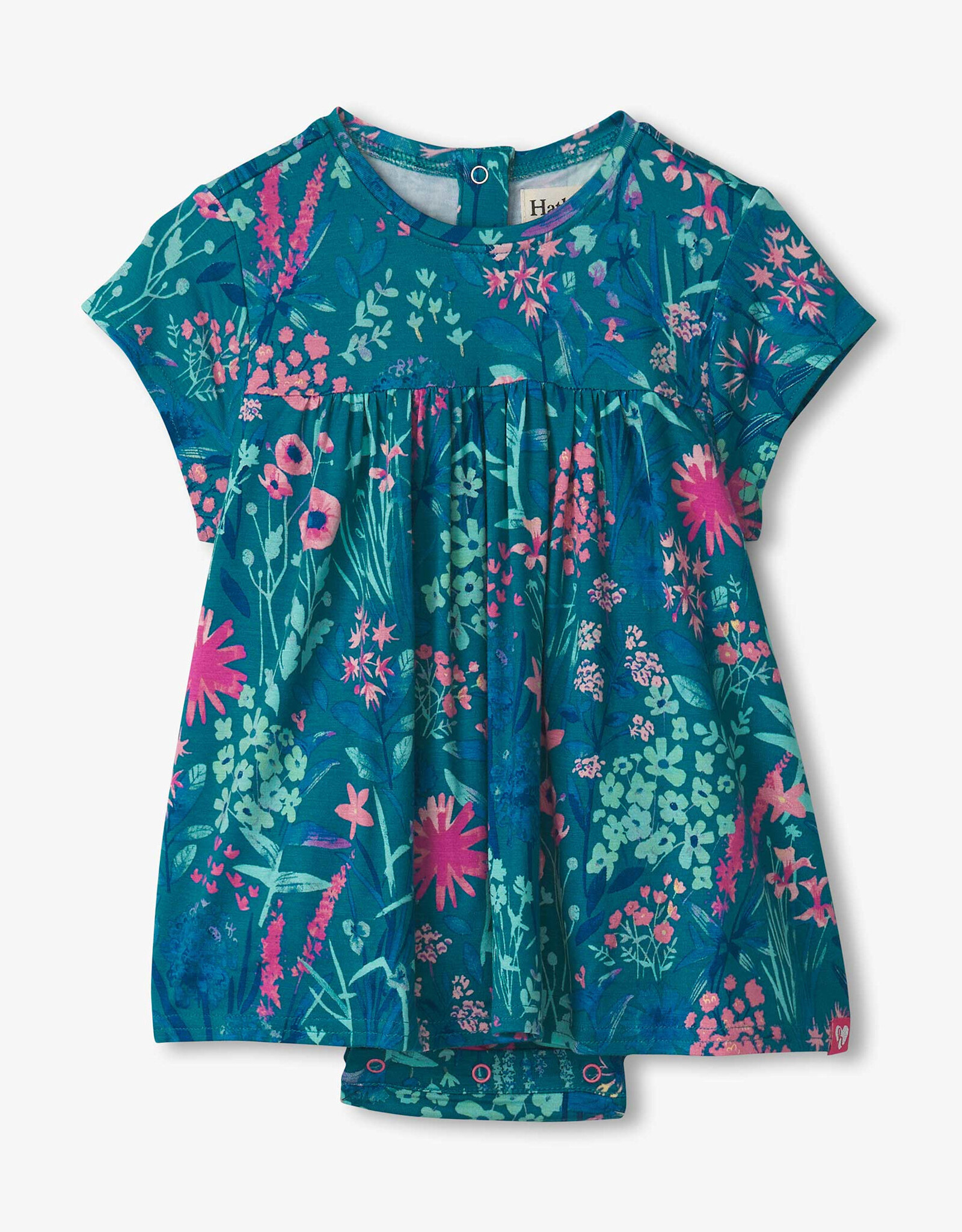 Hatley Wildflower One-Piece Babydoll Dress