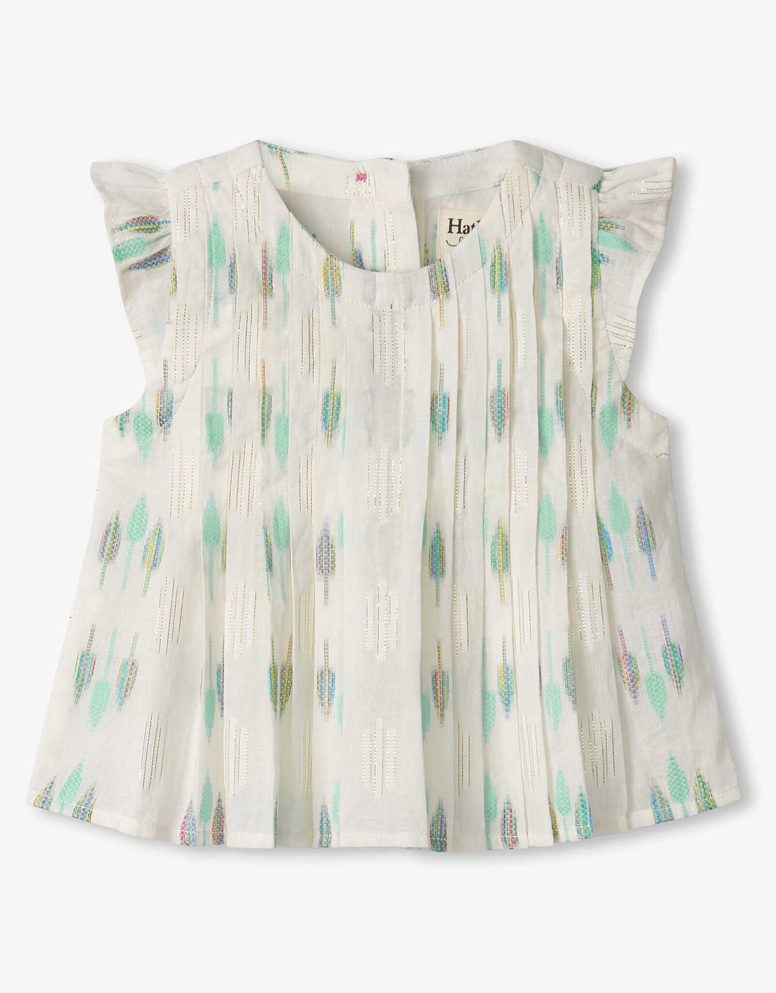 Hatley Blue Feather Pin Tuck Short Set