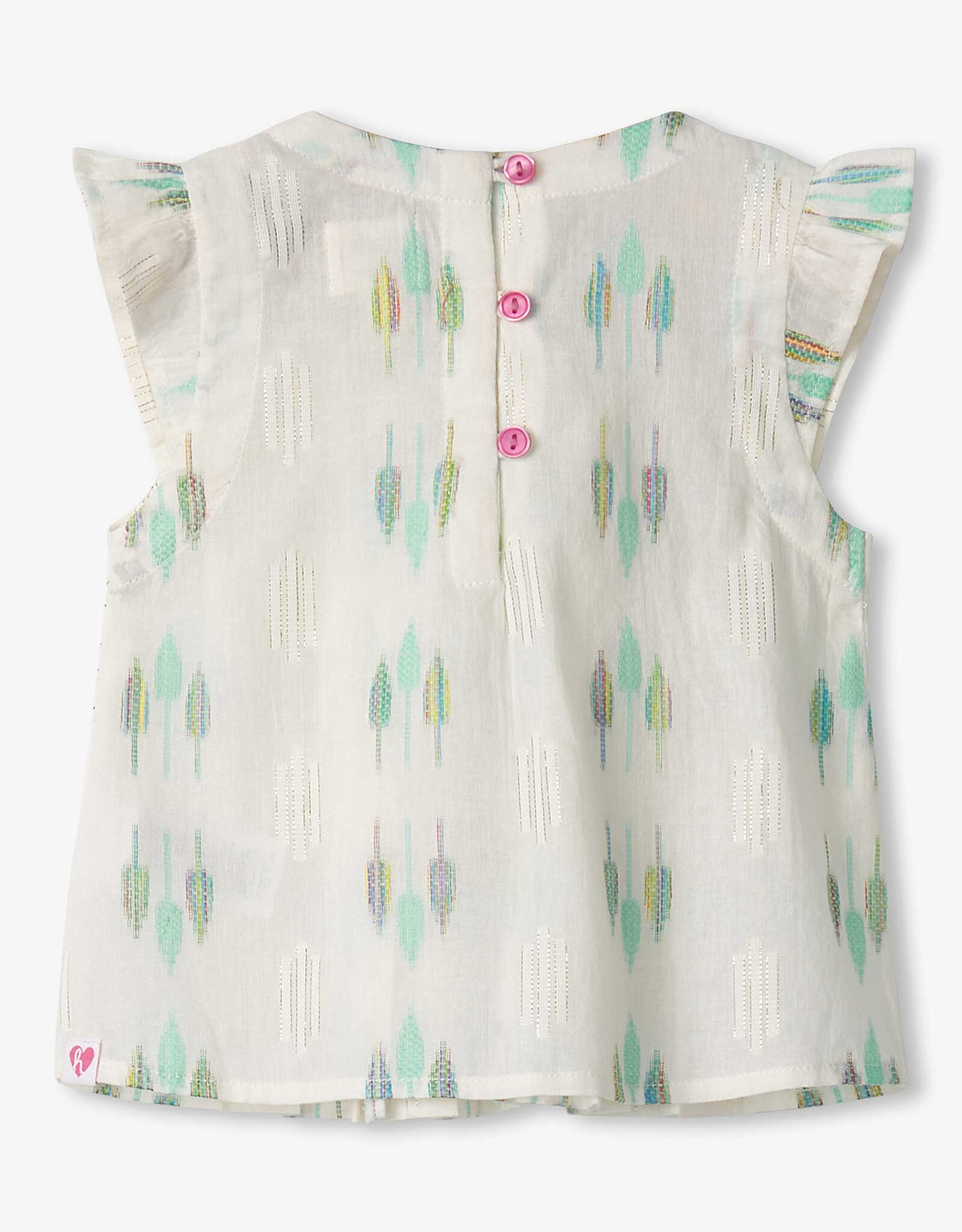Hatley Blue Feather Pin Tuck Short Set