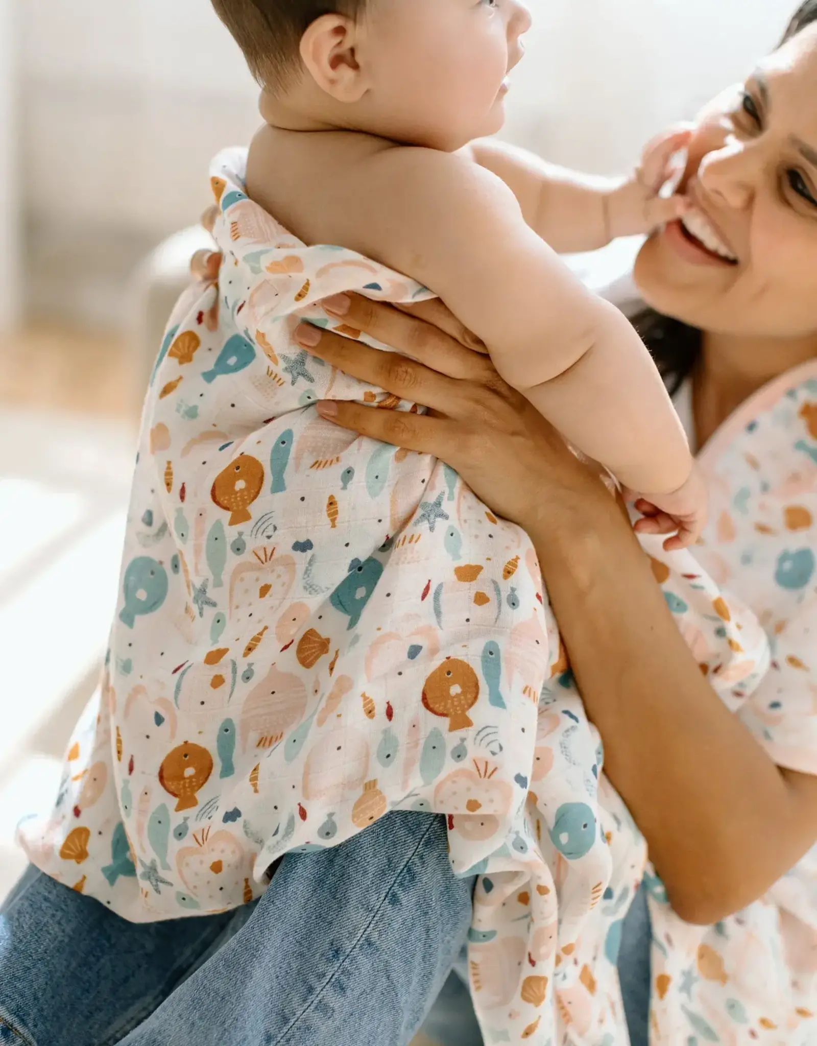 Loulou Lollipop Sun Kissed Muslin Blanket