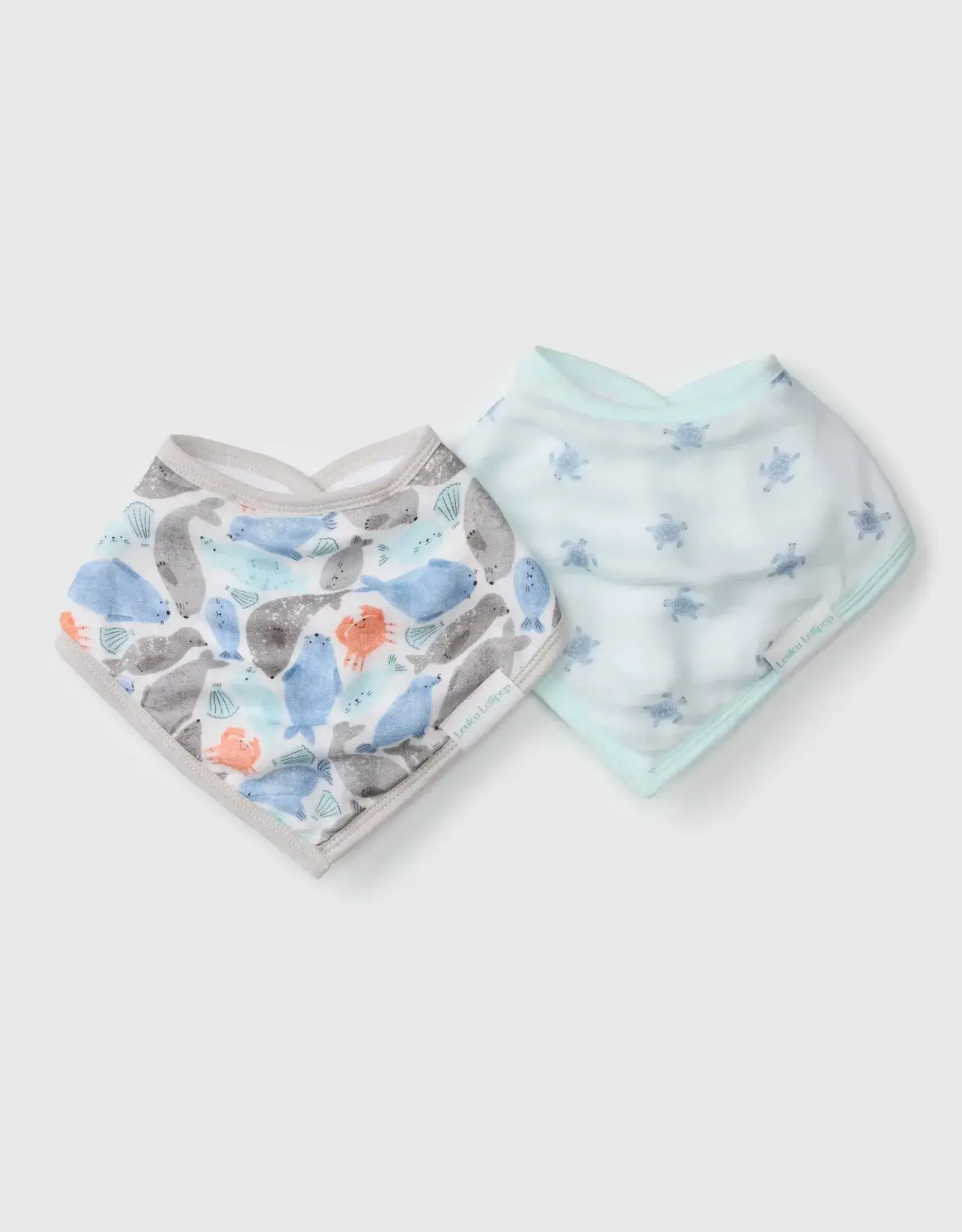 Loulou Lollipop Seals Bandana Bibs