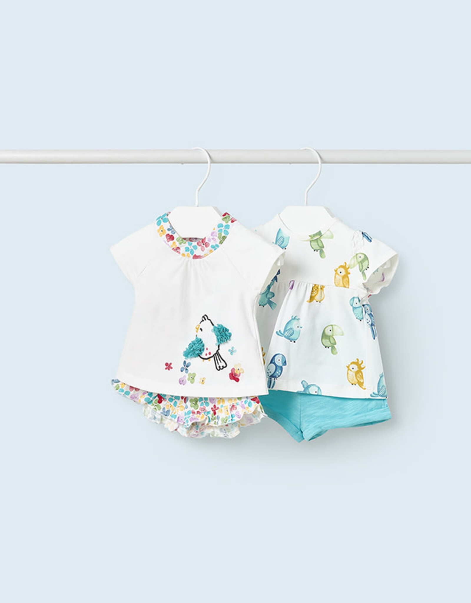 Mayoral Turquiose Bird Short Set