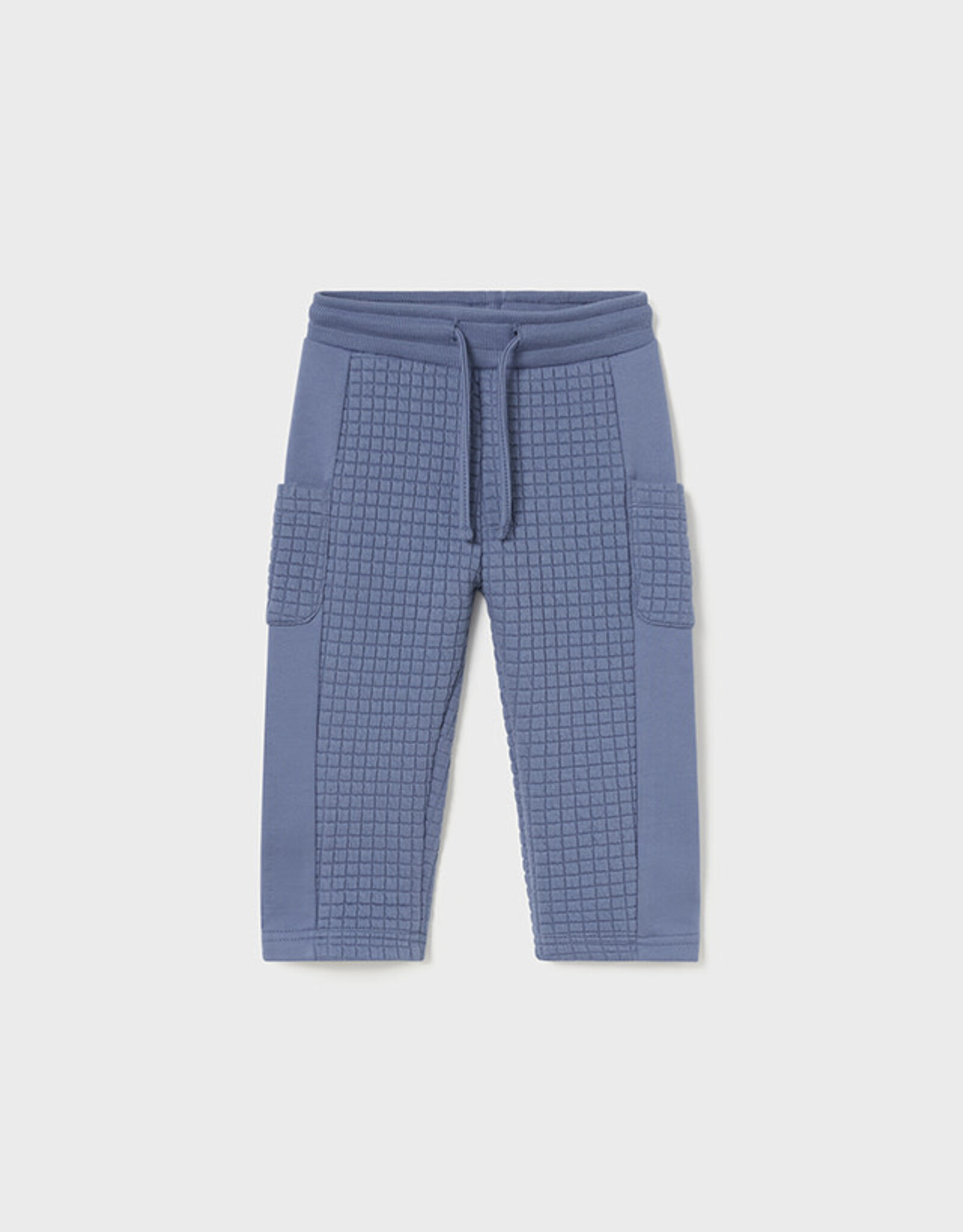 Mayoral Steel Blue Knit Pants