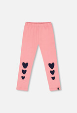 Deux Par Deux Mauve Glow Heart Leggings