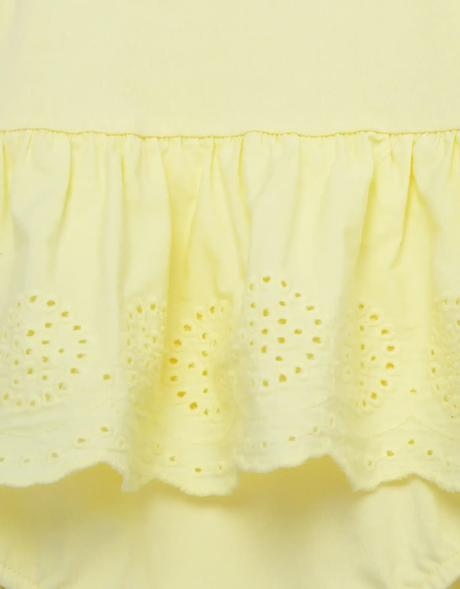 Little Me Yellow Eyelet Bubble & Headband