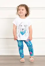 Hatley Wildflower Stretch Bamboo Toddler Leggings