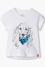 Hatley Wildflower Puppy Graphic Tee
